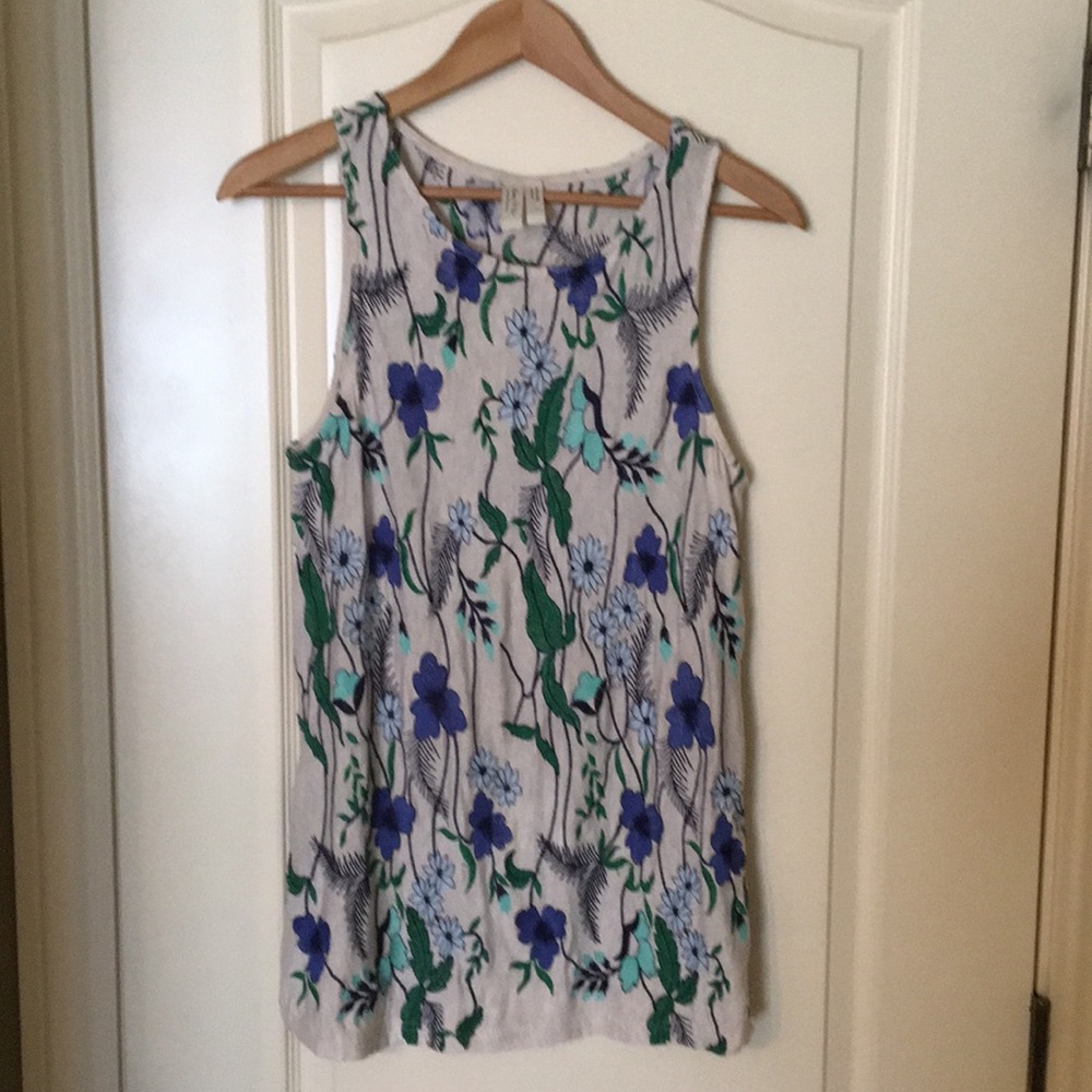 Meadow Rue by Anthropologie embroidered tank